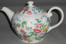 Laura Ashley HAZELBURY PATTERN Teapot MADE IN STAFFORDSHIRE - ENGLAND - £78.88 GBP