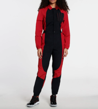 NWT $140 Nike Jordan Women Varsity Red Essentials Flight Suit DJ2626-636 Sz XL - £59.21 GBP