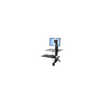 ERGOTRON FURNITURE 33-350-200 WORKFIT-S SIT-STAND WKSTN SINGLE LCD MNTR ... - $910.94