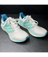 New Adidas Energy Boost Running Shoes Women Size 9 Aqua &amp; White BB3458 - £20.96 GBP