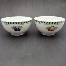 Villeroy Boch French Garden Rice Cereal Soup Bowls Set of 2 - £29.72 GBP