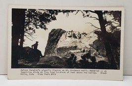 Mt Rushmore Memorial Gutzon Borglum, Rise Studio #616 RPPC Postcard C8 - £7.13 GBP
