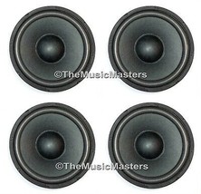 (4) 8 inch Car Audio Stereo Sound OEM style WOOFERS Bass Speakers 4 Ohm Subs - £60.60 GBP