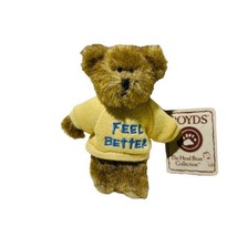 Boyds Bears 4” Mini Thinkin&#39; Of Ya Feel Better Sweater The Head Bean Col... - $77.32