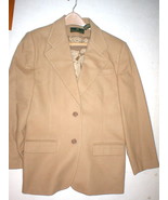 Nice Womens 10 12 Blazer Jacket Office Vintage Embassy Row Beige Wool Ca... - £174.09 GBP