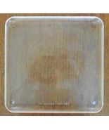 SQUARE 10 5/8&quot; x 10 1/2&quot; MICROWAVE CLEAR GLASS TRAY OVEN PLATE Clean - $33.41 CAD