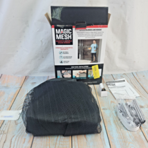 Magic Mesh MM351112 75 x 83 Inch Black Hands Free Magnetic Double Screen... - $37.99 CAD