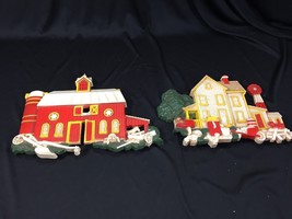 Vintage 1975 Dart Ind Decorative Farm Wall Decor Plastic Homco - £19.66 GBP