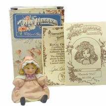 Jan Hagara figurine vtg limited edition 1985 Amanda doll miniature royal orleans - £19.45 GBP
