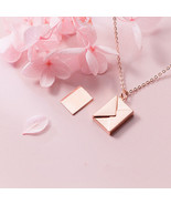 Fashion Jewelry Envelop Necklace Women Lover Letter Pendant Best Gifts F... - £12.58 GBP