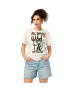Unisex Organic Mid-Light T-Shirt – &quot;All Oopsies&quot; (Vintage White) - $68.72 CAD
