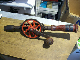 Vintage Hand Crank Egg Beater Style Hand Drill 14 Inches - $114.26 CAD