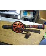 Vintage Hand Crank Egg Beater Style Hand Drill 14 Inches - £66.10 GBP