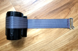 Tensabarrier Black w/ a Gray Belt Barrier - $39.59