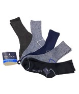 Nautica 5-Pair Men's Casual Mid-Crew Socks   Assorted Blue/Gray - $17.99