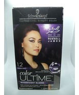 HTF Schwarzkopf Color Ultime Hair Color Cream, 1.2 Scarlet Black-NEW - £13.13 GBP