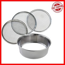 Compact 3 Piece Soil Sieve Set - 8-1/4&quot; Japanese Gardening Tool for Prec... - $950.28 MXN