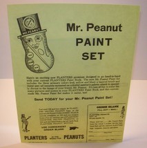 Peanut Vintage Paint Set Planters Paper Sales Flyer 1955 Original Advert... - $87.30