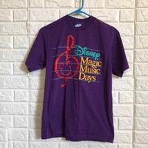 Disney Magic Music Days purple Disneyland Tshirt tee size M - £26.48 GBP