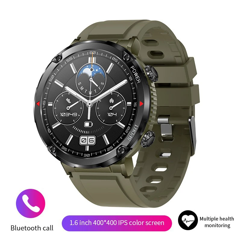 Top New 600mAh Battery Watch For Men Smart Watch In 2023 Bluetooth Call Smartwat - £121.94 GBP