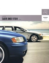 2006 Volvo S60R V70R sales brochure catalog 06 US S60 V70 R - $20.00