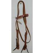 Pioneer Horse Tack Product Number 3852 Leather Headstall Reins Pink Leat... - £60.31 GBP