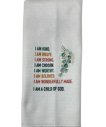 Boho Christian Kitchen Towel I Am a Child of God Christian Dish Towel 16x24 - $225.31 MXN
