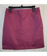 NEW WOMENS Croft & Barrow effortless stretch PULL ON PLUM SKORT  SIZE 4 - $569.25 MXN