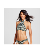 Mossimo Bikini Top ~ Junior’s Size Small ~ Green ~ Tie Dye Pattern - $20.00