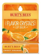 Burt&#39;s Bees Flavor Crystals 100% Natural Lip Balm, Sweet Orange with Beeswax &amp; F - £3.88 GBP
