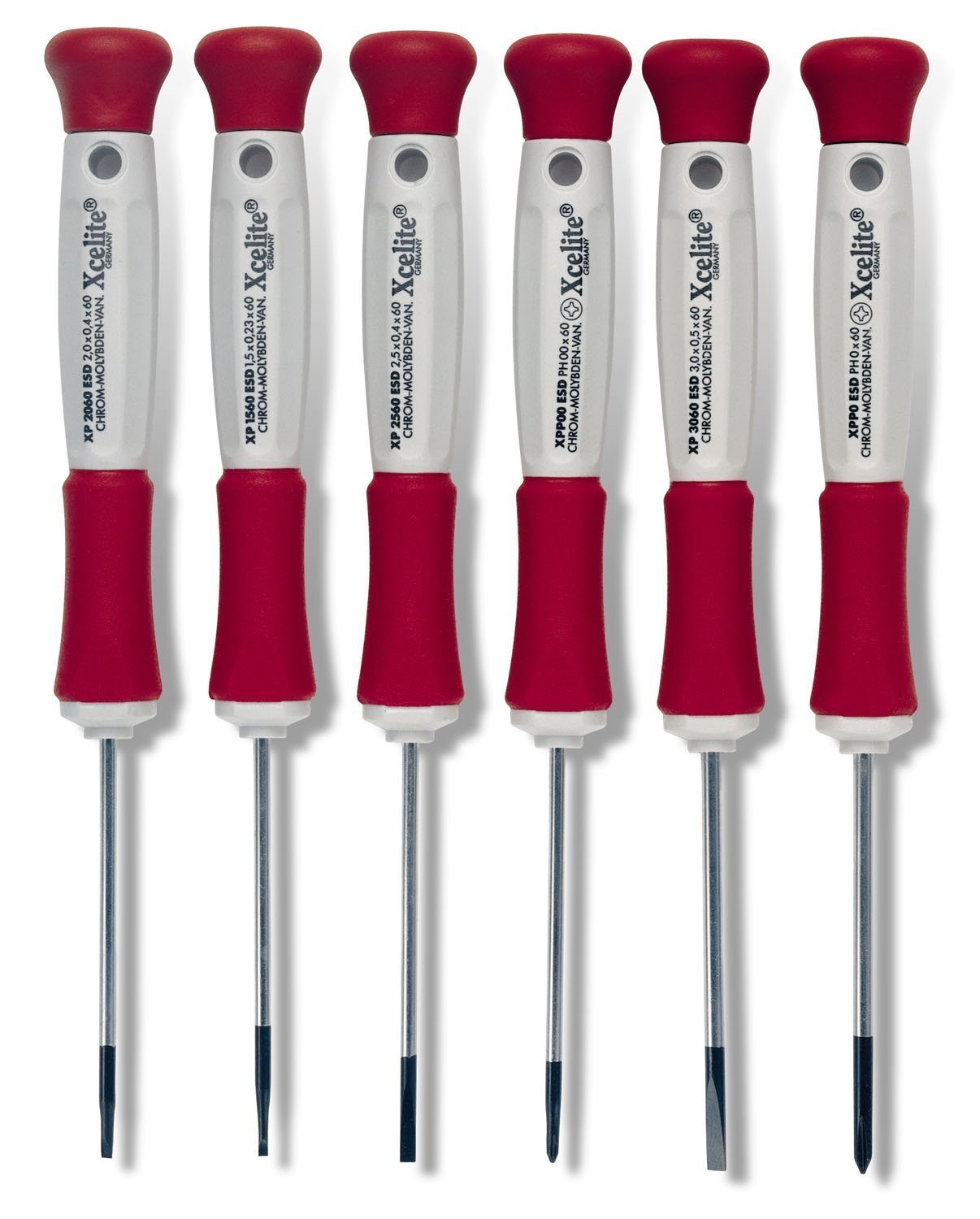 Xcelite XP600 ESD Safe Precision Slotted and Phillips Screwdriver Set, 6... - $44.96