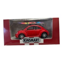 Kinsmart Volkswagen New Beetle With Surfboard 1:32 Diecast - £8.33 GBP