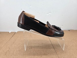 BRAGANO Cole Haan Mens Brown Woven Leather Loafers Dress Shoes Made Ital... - $71.12