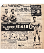 1950 George Jowett Body Building Advertisement Muscle Fitness Health DWXX5 - $35.02 CAD