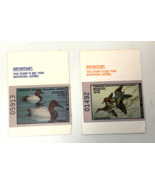Migratory Waterfowl Duck Stamps 1989 &amp; 1990 Tennessee State $6  Unused Mint - $266.09 MXN
