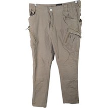 Tactical Cargo Pants Mens 36x31 Beige Khaki Pockets - $24.75