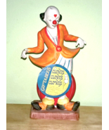 Vintage Clown Figurine by Giftables Porcelain 1970s 8 1/2&quot; Tall - £11.71 GBP