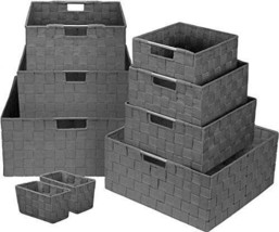 Sorbus Storage Box Woven Basket Bin [9-Pack] Conta - £56.61 GBP