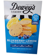 Dewey&#39;s Bakery Blueberry Lemon The Orginal Thin Cookie 28 oz - £17.96 GBP