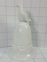 Avon Collector Bell  White Dove on White Bell  The Tapestry Collection 1... - $5.95