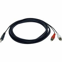 Tripp Lite 3.5mm Mini Stereo to Two RCA Audio Y Splitter Adapter Cable (... - $12.18