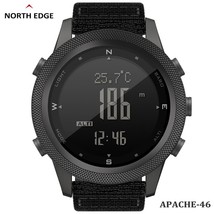 NORTH EDGE Men Digital Watch Military Army Sports Watches Waterproof 50M Altimet - £96.64 GBP
