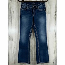 Silver Womens Jeans Suki Bootcut Mid Rise Size 28x32 (27x30) - £16.22 GBP