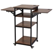 VEVOR Heat Press Table with Charging Station 4 Tier Movable Heat Press S... - $141.66