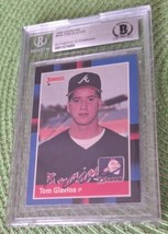 Tom Glavine 1988 Donruss #644 RC Rookie Autographed Signed Beckett Authentic  - £25.81 GBP