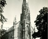 RPPC Stimbry&#39;s Catholic Church Burlington Wisconsin UNP Postcard T19 - $9.85