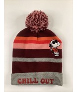Peanuts Snoopy Joe Cool Chill Out Beanie Winter Hat Acrylic Ski Cap - £11.66 GBP