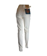 Levi&#39;s 521 White Stretch Tight Fit Narrow Leg Jeans Size 5 New Vintage - $49.49