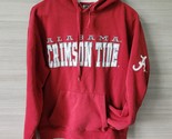 Stadium Athletics Vintage Alabama Crimson Tide Sweater 90s Red Fleece Ho... - $34.21