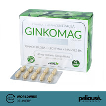 Ginkomag Plus Ginkgo Biloba Supplement 120 Capsules - £18.17 GBP